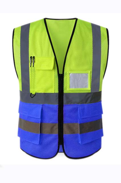 制服呢铁路反光服饰马甲-工程反光工装
